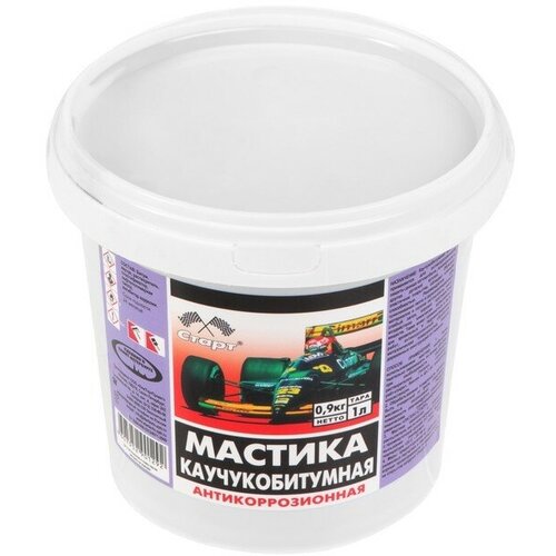 Старт Мастика каучукобитумная Старт, 1 л мастика каучукобитумная bitumast 5 л