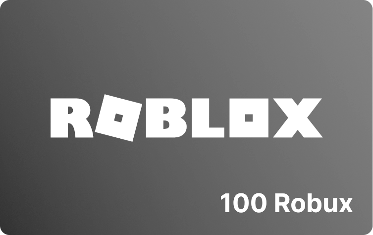 Подарочная карта Roblox 100 Robux / Пополнение счета для РФ и СНГ / Оплата игровой валюты, цифровой код