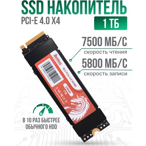 Внутренний SSD жесткий диск M.2 NVMe, PCIe x4.0 GM888/1 TB