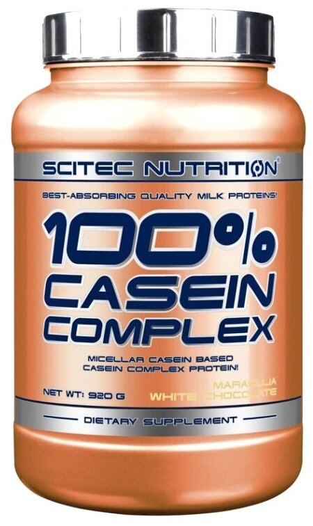 Scitec Nutrition Casein Complex 920 г (Белый шоколад с маракуйей)