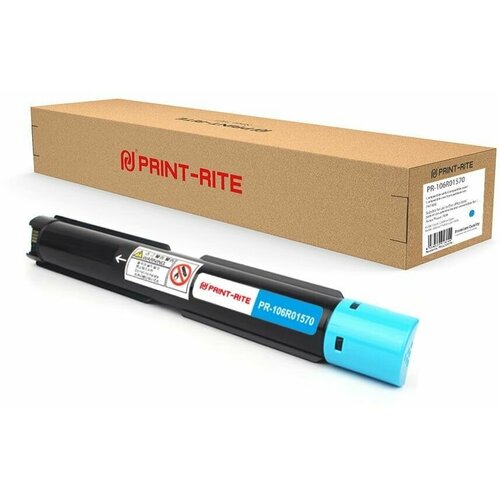 Print-Rite PR-106R01570 картридж лазерный (Xerox 106R01570) голубой 17200 стр print rite pr 106r02763 картридж лазерный xerox 106r02763 черный 2000 стр