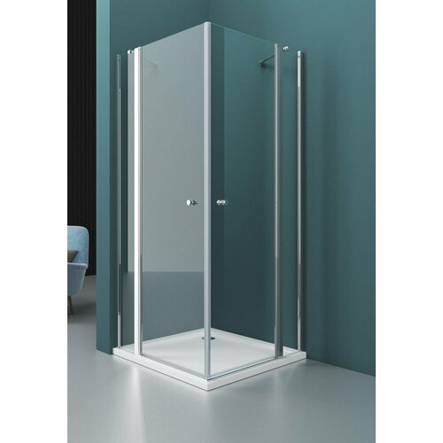 Душевой уголок BelBagno ETNA-AH-22-80/100-C-Cr дверь для душевого уголка radaway essenza new black kdd 80 r