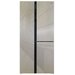 Холодильник Side by Side Ginzzu NFK-610 золотистое стекло