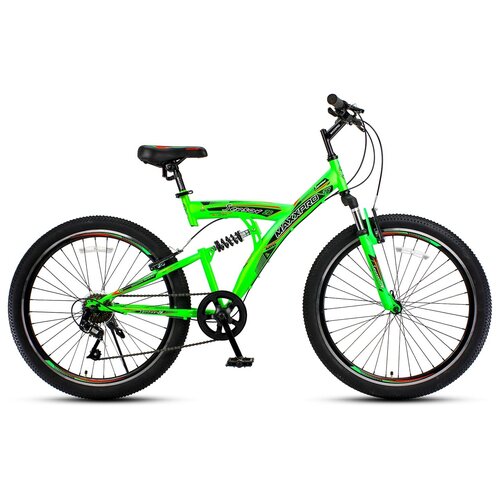 фото Велосипед maxxpro sensor 26 зелёно-чёрный