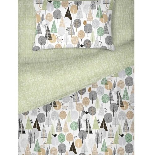 Полутораспальный комплект постельного белья Minki Тинейджер перкаль 50х70 10373/1