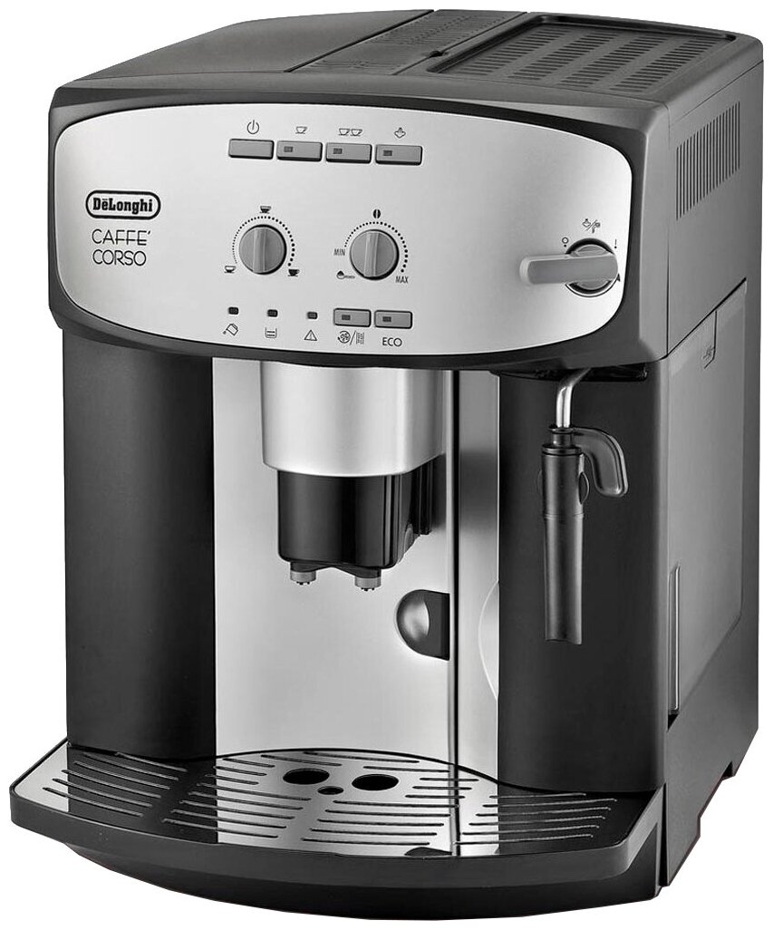 Кофемашина DeLonghi Caffe Corso ESAM 2800, серебристый/черный