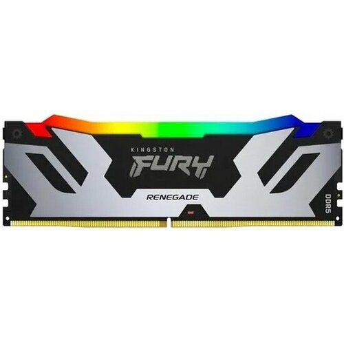 Оперативная память Kingston DDR5 32Gb 6000Mhz pc-48000 FURY Renegade Silver RGB XMP CL32 135V KF560C32RSA-32 1643000₽