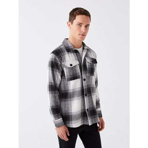 Куртка-рубашка LC Waikiki, размер 2XL, черный футболка хлопок размер 2xl черный