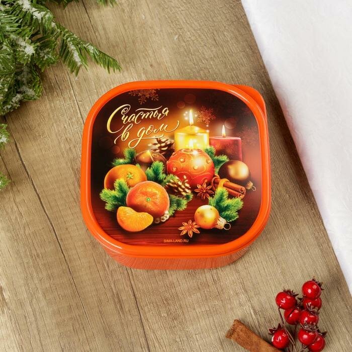 Ланч-бокс "Счастья в дом", 700 мл