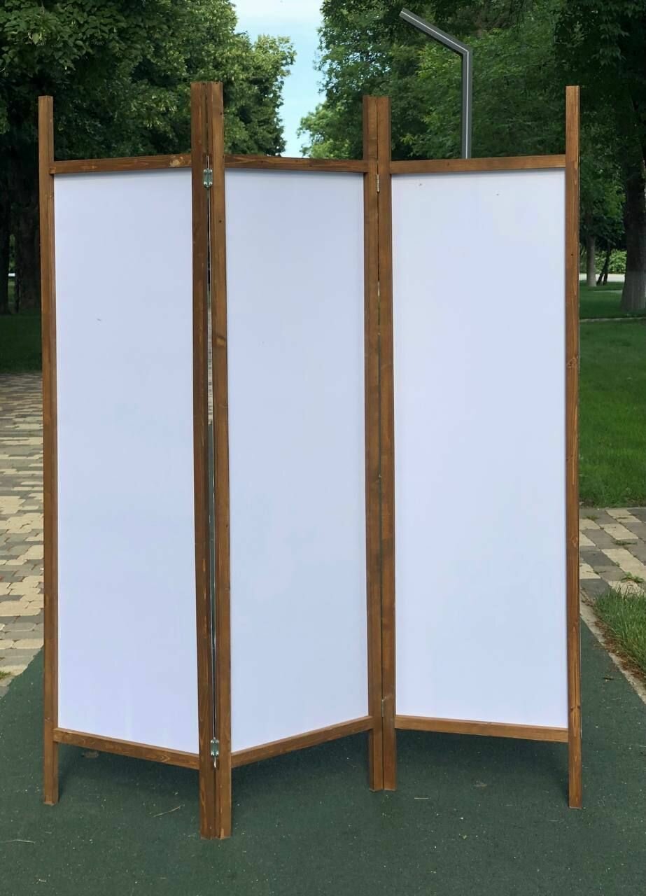 Азия белая 3 створки