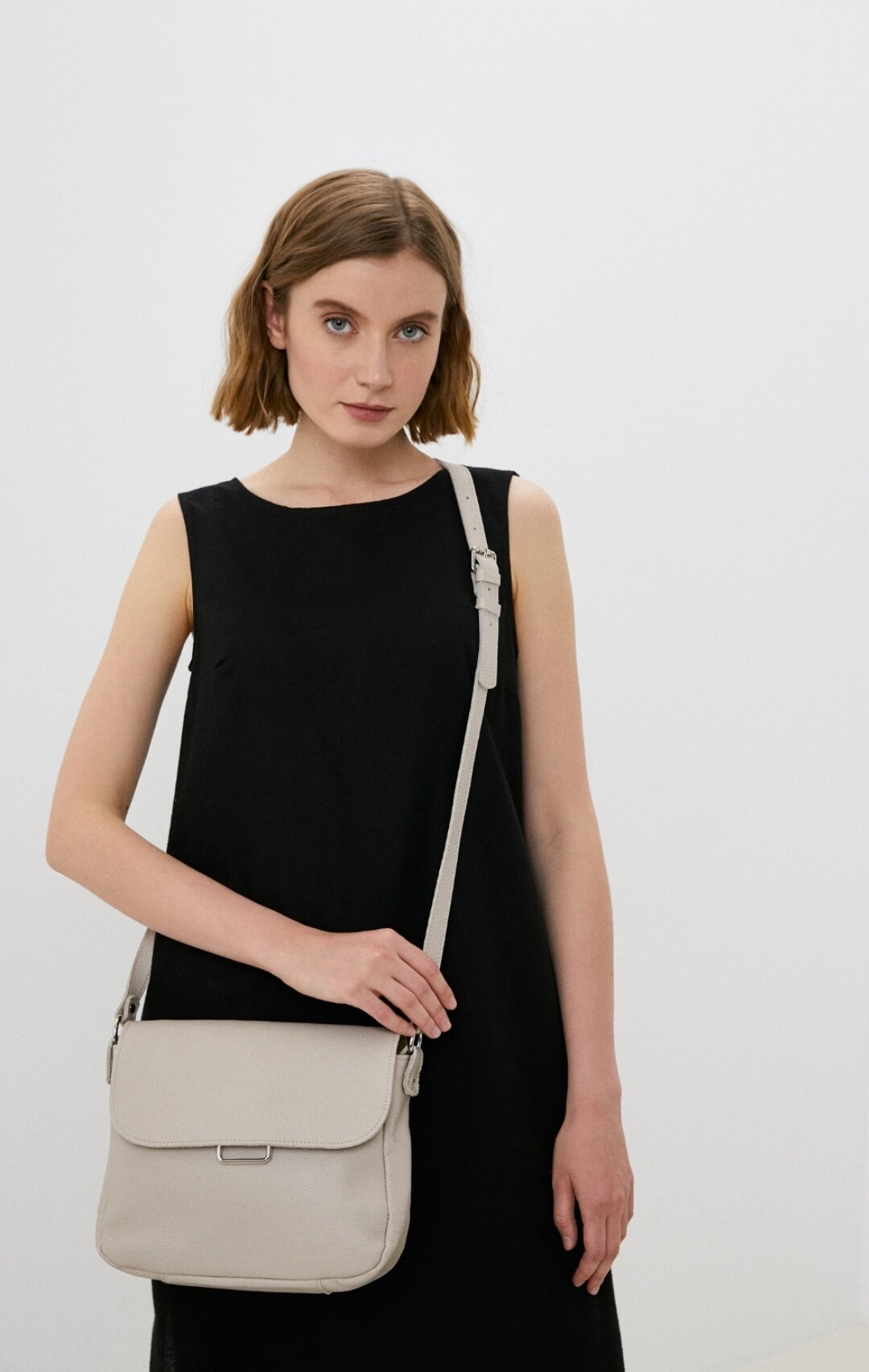 фото Сумка женская Igermann кросс боди натуральная кожа хобо сумочка маленькая, сделано в Беларуси 20С964КБ6