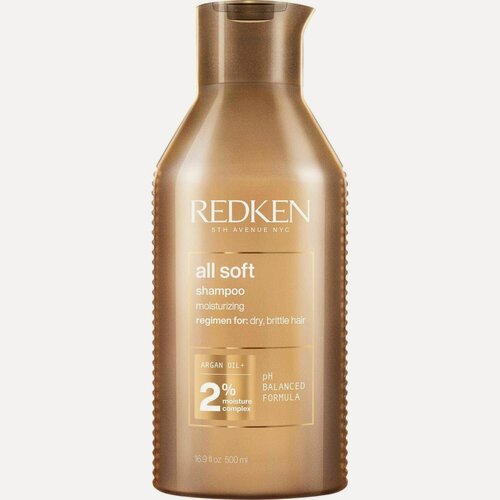 Изображение товара Redken ALL SOFT SHAMPOO Шампунь с аргановым маслом 500 мл