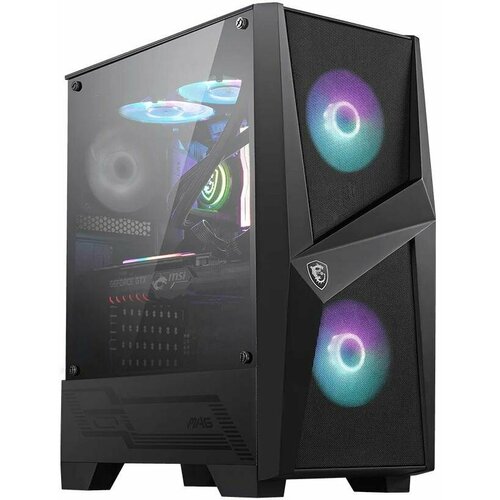 Корпус ATX MSI MAG FORGE M100R Без БП чёрный черный