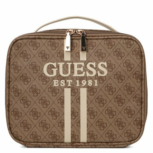 Косметичка GUESS, 9х22х27 см, бежевый