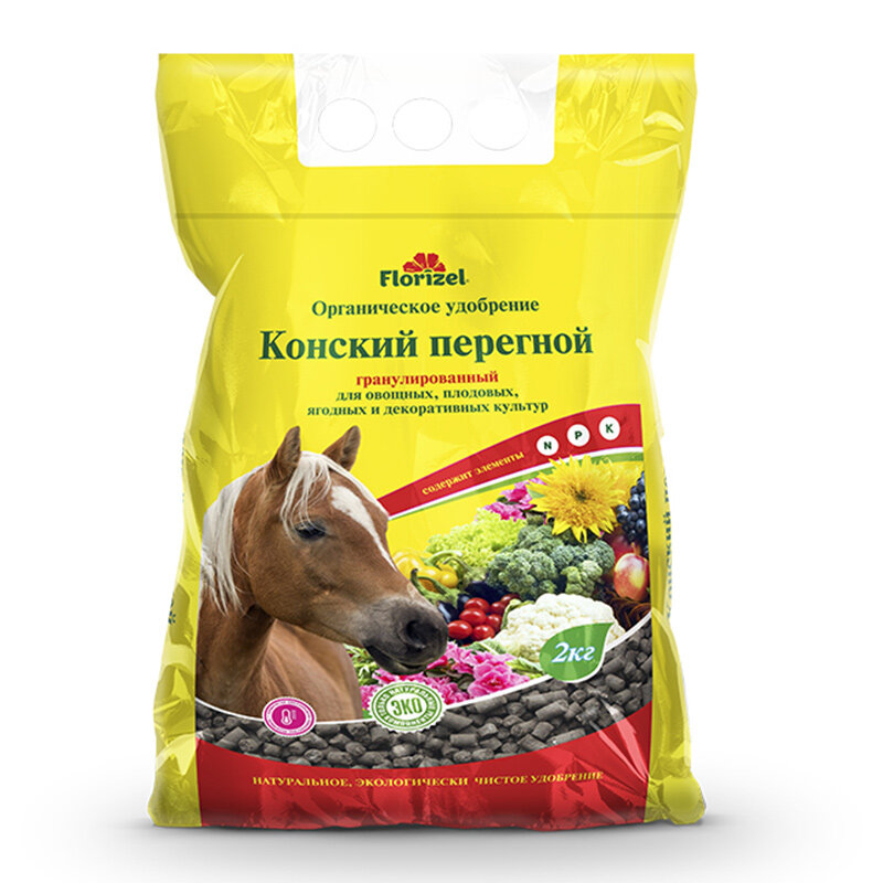 Перегной конский Florizel, гранулы, 2 кг