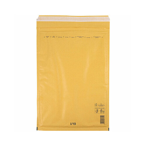 Бурый крафт пакет с прослойкой, 32*45 см, I-19-G (J/6), 30 шт.