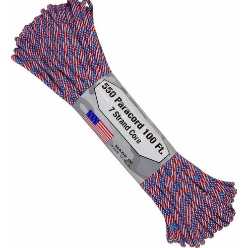 Паракорд ATWOODROPE 550 PARACHUTE CORD 30m flag