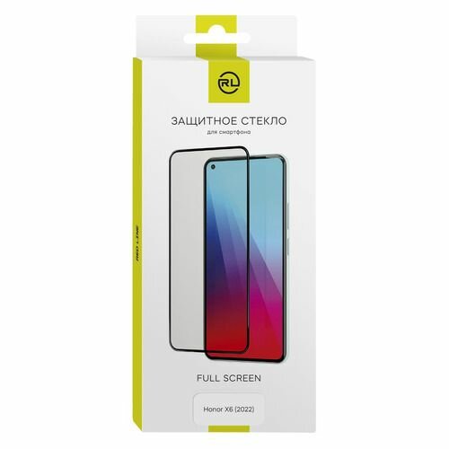 Защитное стекло для экрана Redline для Honor X6 1 шт, с аппликатором для разглаживания, прозрачный [ут000033538]