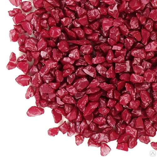 Золото морей Мраморная крошка перламутровая красная 5-10 мм, 3,5 кг, ПГ-602