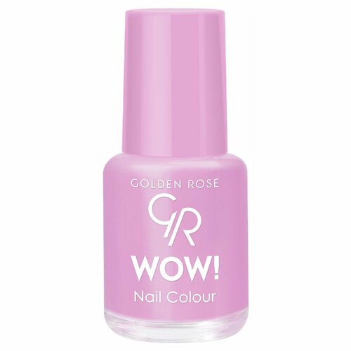 Лак для ногтей Golden Rose WOW, тон 020 сиренево-розовая эмаль