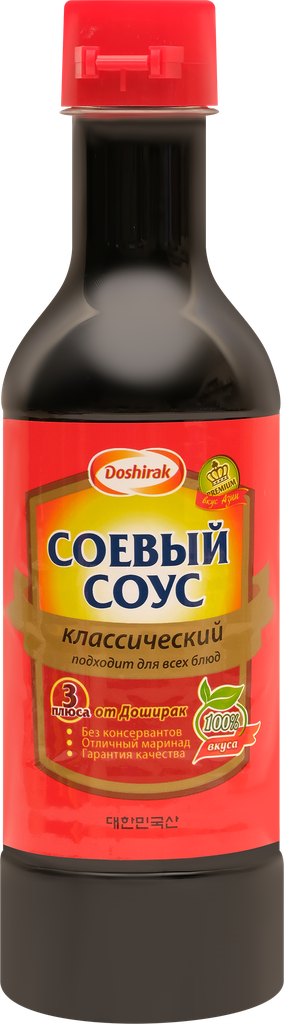 Соус соевый DOSHIRAK Классический, 480мл