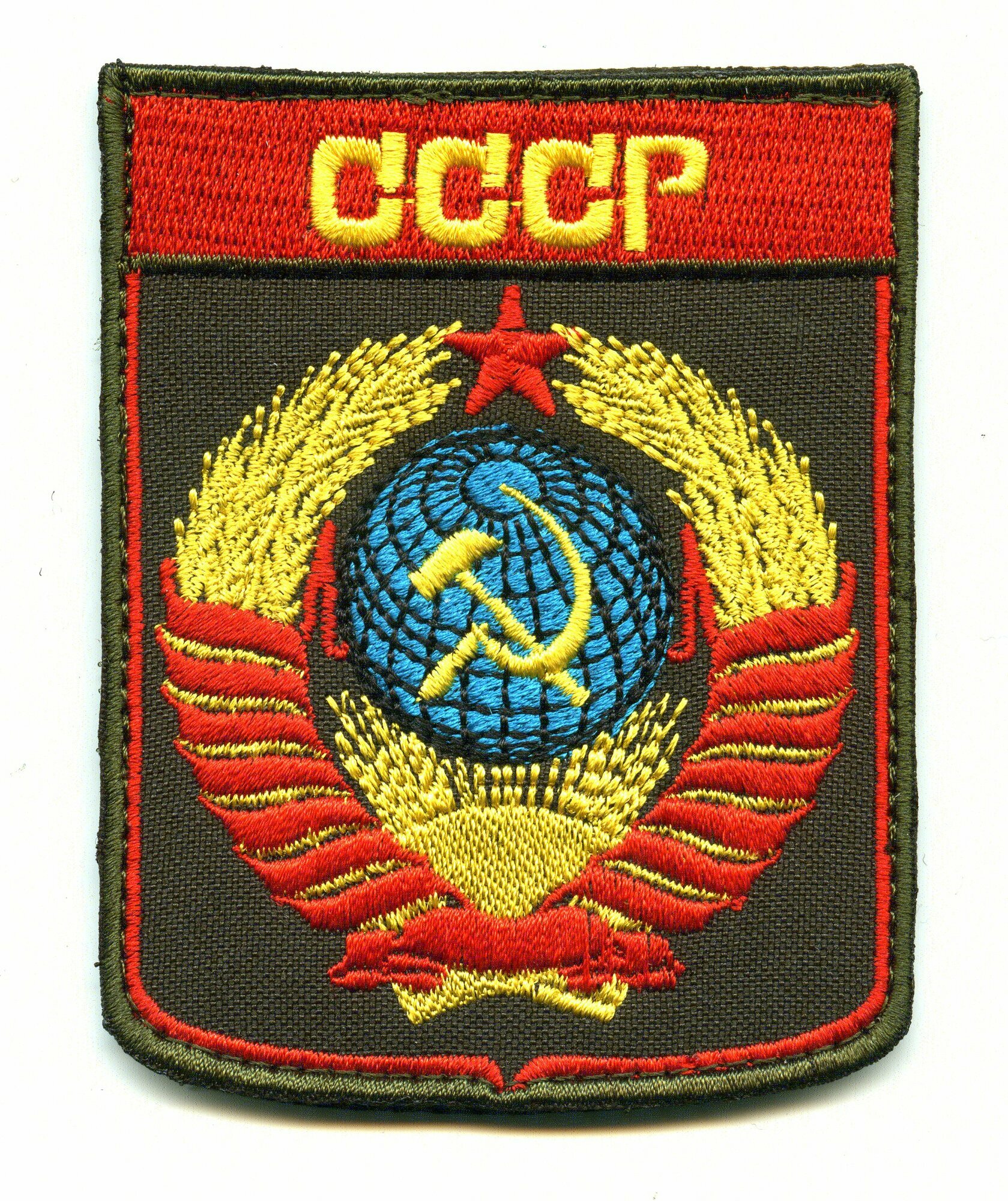 Нашивка на липучке Герб СССР