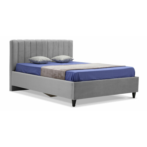 Двуспальная кровать, Мерла 180х200 с подъемным механизмом, Ладья, с мягким изголовьем для дома и спальни, ортопедическое основание, ящик для белья, California 102