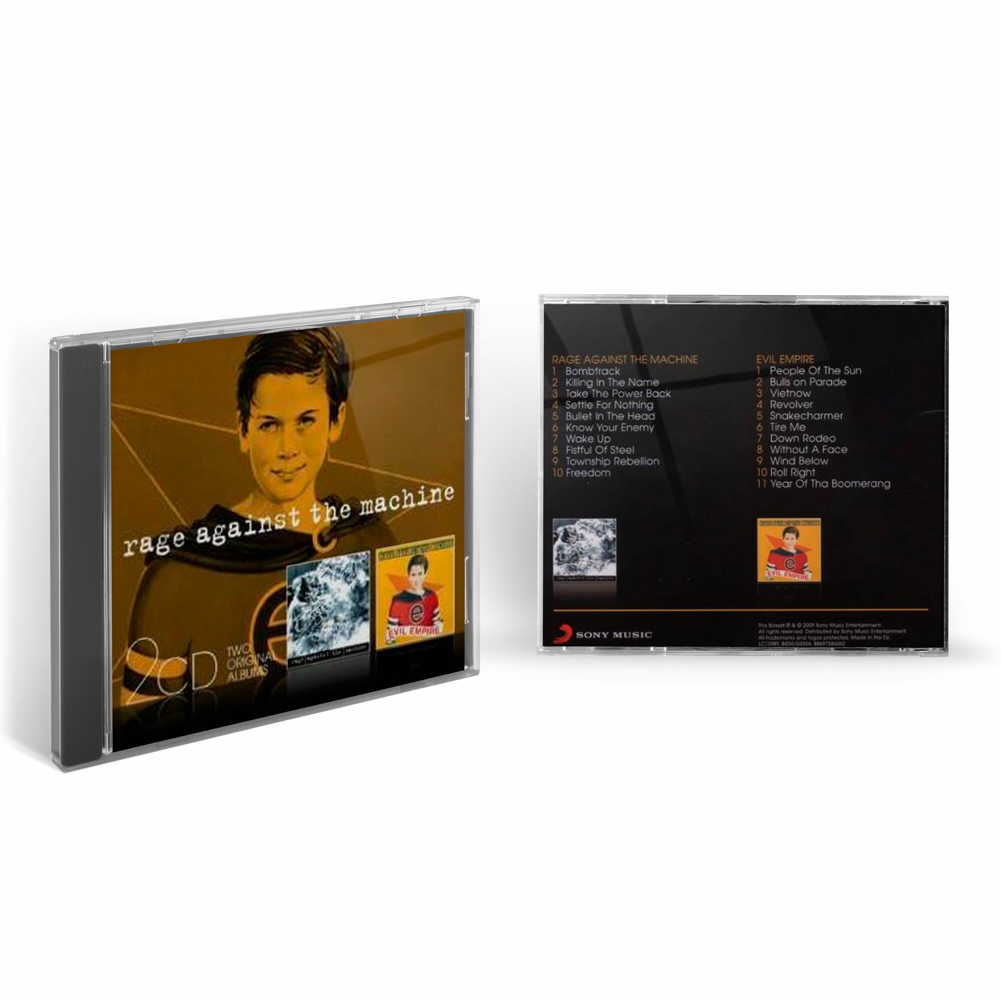 Rage Against The Machine - Rage Against The Machine/ Evil Empire (2CD) 2009 Sony Jewel Аудио диск
