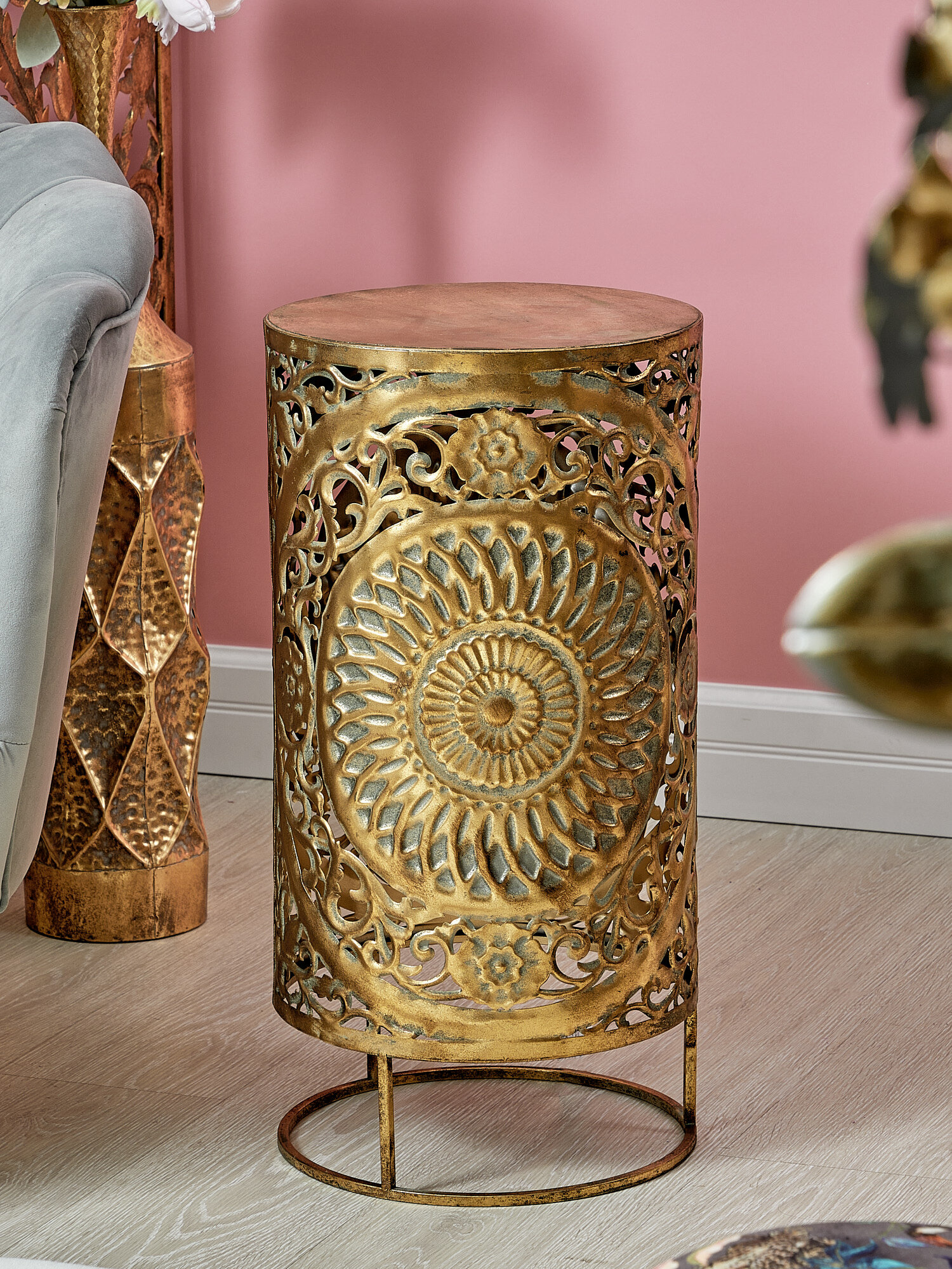 фото 57-218/2 Столик интерьерный Эфиопия 31х31х61см, Glasar