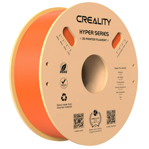 Катушка Hyper PLA-пластика Creality 1.75 мм 1кг, оранжевая