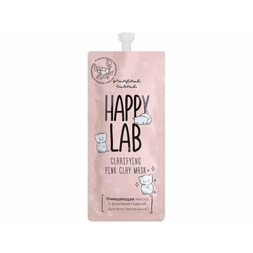 Очищающая Маска с розовой глиной Happy Lab Pink Clay Cleansing Mask