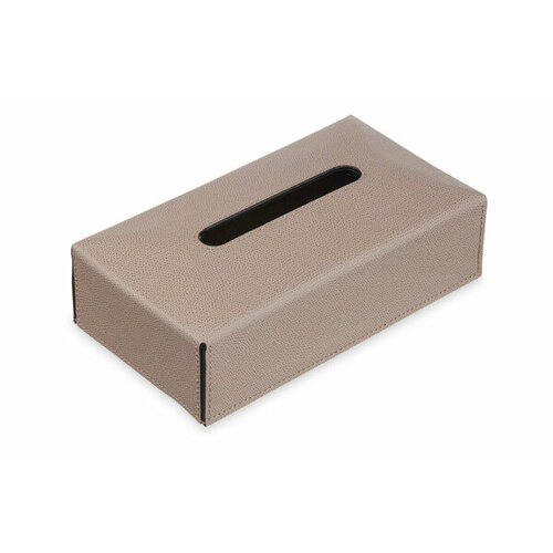 Салфетница прямоугольная GioBagnara Риди 24х12,5 см, серо-коричневая