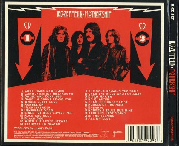 Компакт-диск Warner Led Zeppelin – Mothership (2CD) Медиа - фото №2