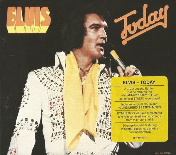 Elvis Presley Today (Legacy Edition) 40th Anniversary Deluxe CD Медиа - фото №3