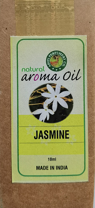 JASMINE Natural Aroma Oil, Aditi Perfumery (жасмин натуральное ароматическое масло), 10 мл.