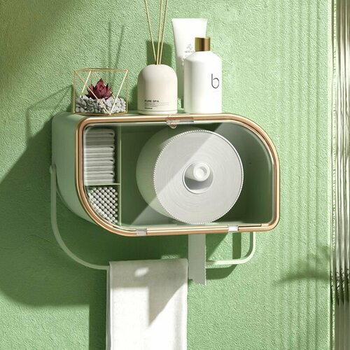 Держатель для туалетной бумаги с вешалкой для полотенец 1390₽