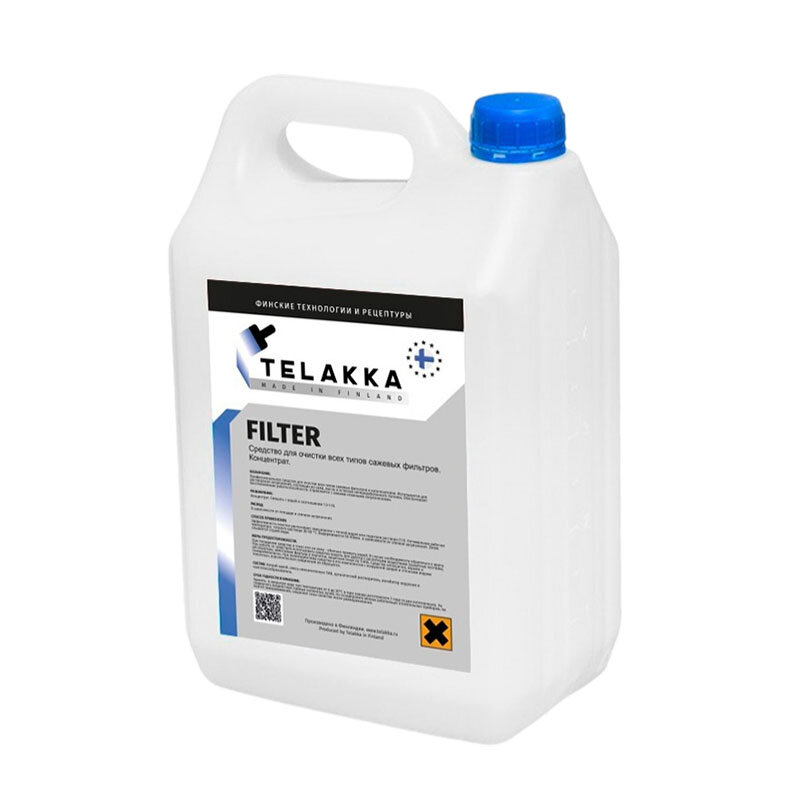 Очистка сажевого фильтра дизельного двигателя и катализатора TELAKKA FILTER 5л