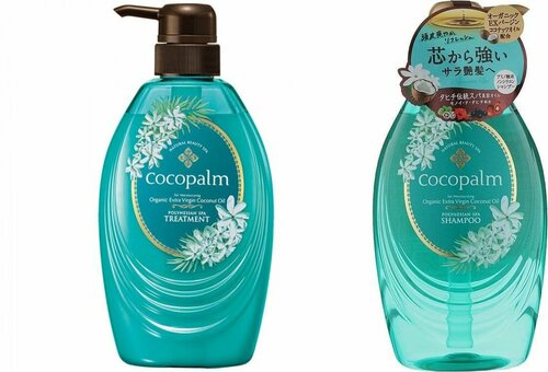 CocoPalm Набор Кондиционер и шампунь для волос Цветы Полинезии, по 480 мл