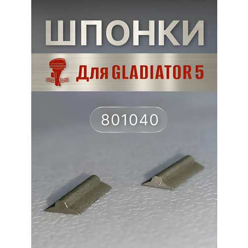 Шпонка крыльчатки охлаждения для Gladiator 5 , комплект 2 шт основание помпы для лодочного двигателя gladiator мощностью 5 6 л с
