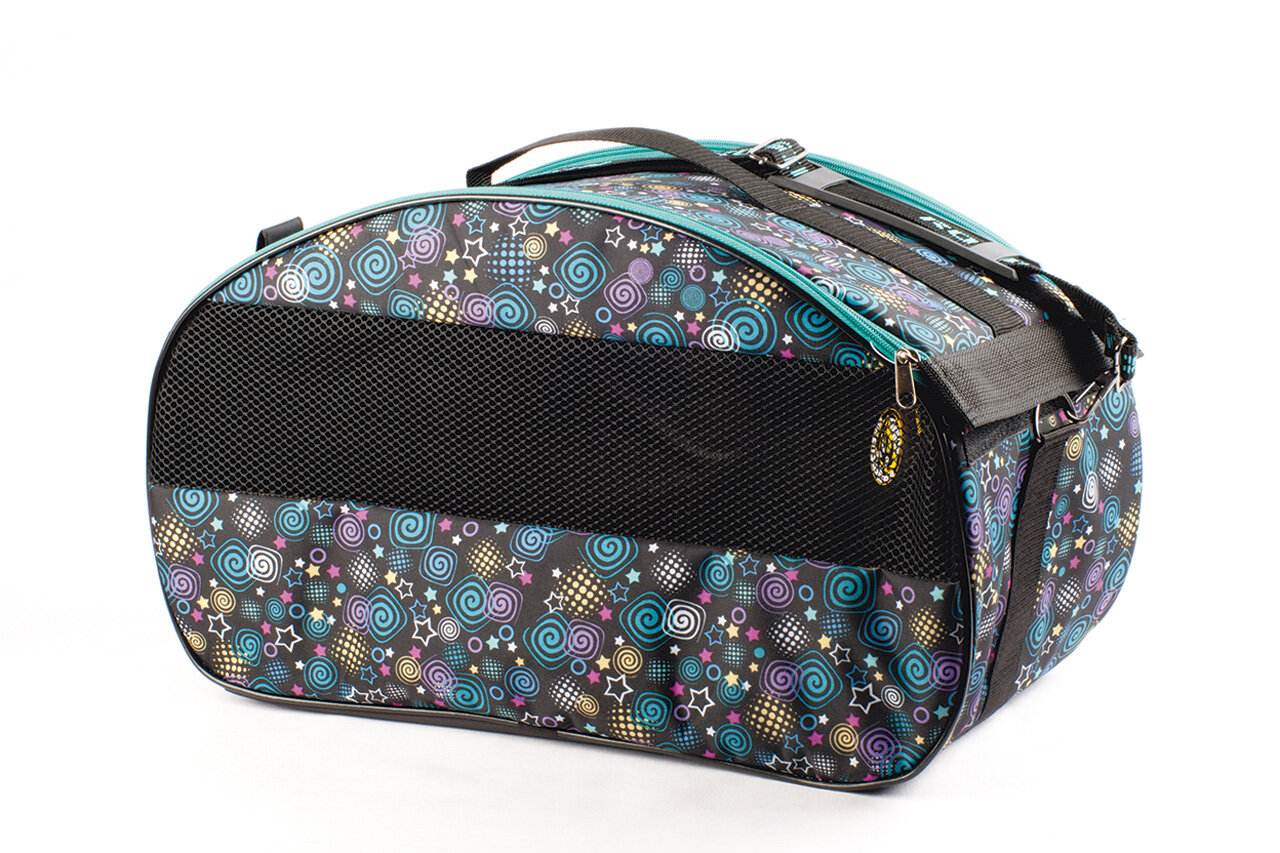 фото Вака Сумка-переноска для кошек и собак полукруглая №2, 47,5х23х27.5 см