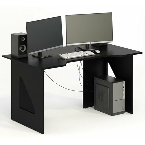 Геймерский стол, Игровой стол 145,8х82,5 см МагМебель G-line-8 черный