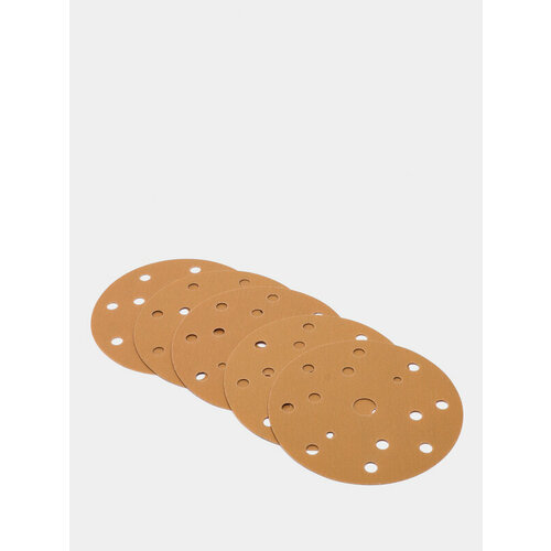 Круг шлифовальный на липучке Sunmight P240, D 150 мм, 5 штук