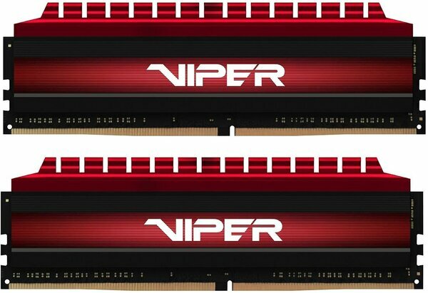 PATRIOT Память DDR4 2x32Gb 3600MHz Patriot PV464G360C8K Viper 4 RTL PC4-28800 CL18 DIMM 288-pin 1.35В с радиатором Ret