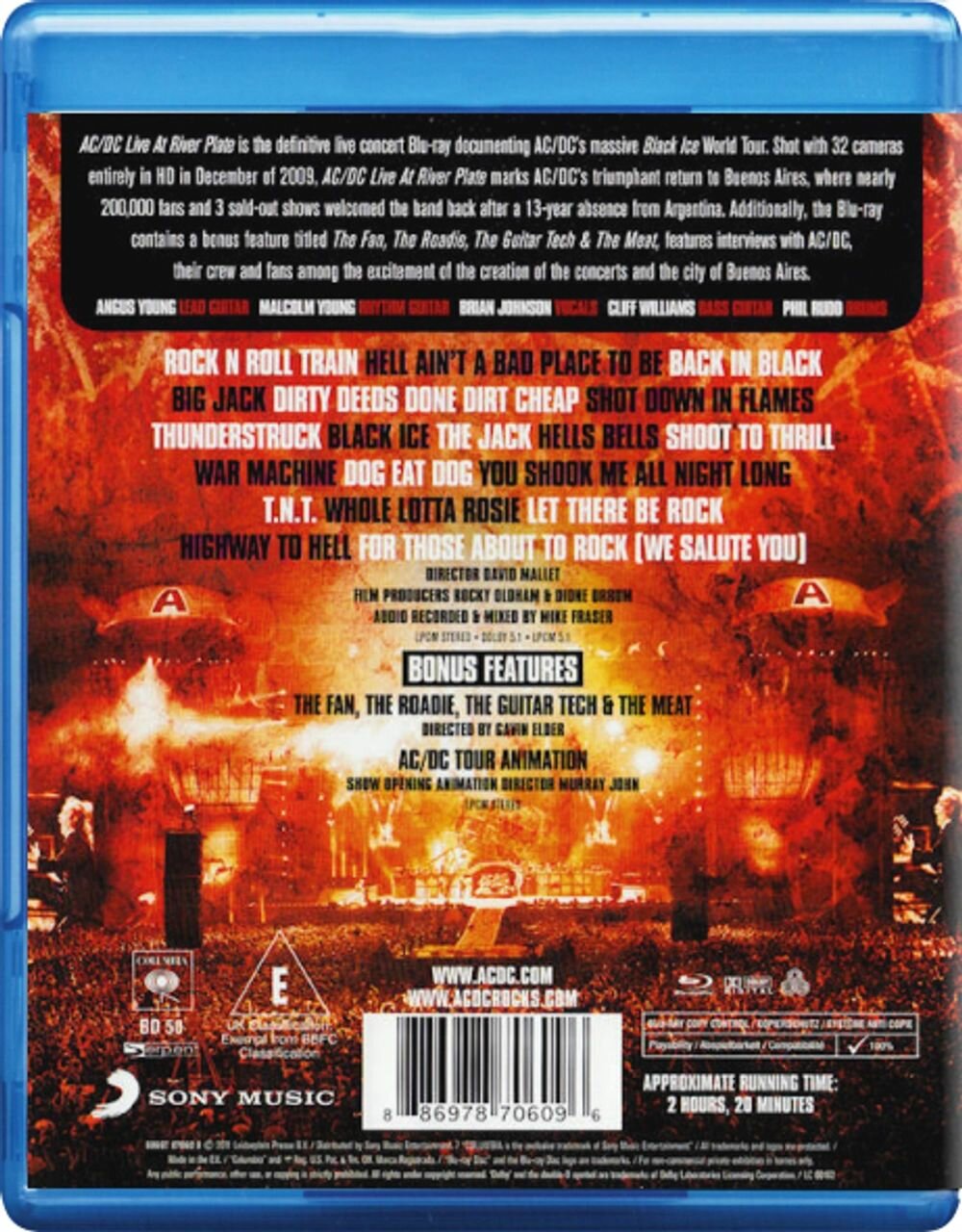 AC DC No Bull (Director's Cut) (Blu-Ray диск) – купить в интернет