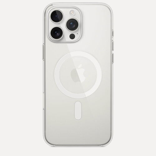 Изображение товара Чехол для iPhone 16 Pro Clear Case / Case with Магсейф / Айфон 16 Про / Прозрачный