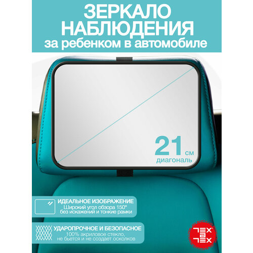 Автомобильное зеркало наблюдения для контроля за ребенком