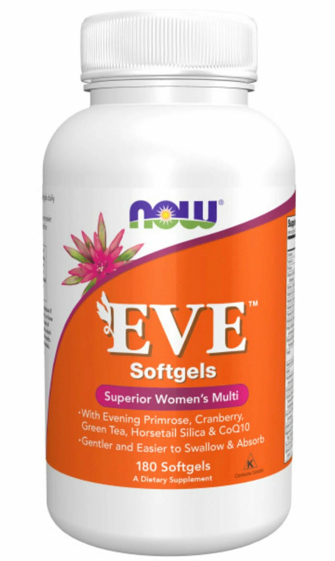 Витамины и Минералы для Женщин NOW Eve Women's Multiple Vitamin 180 гел. капсул