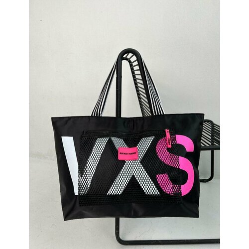 Сумка спортивная , 2 шт., 15 л, 19х34х44 см, ручная кладь, черная