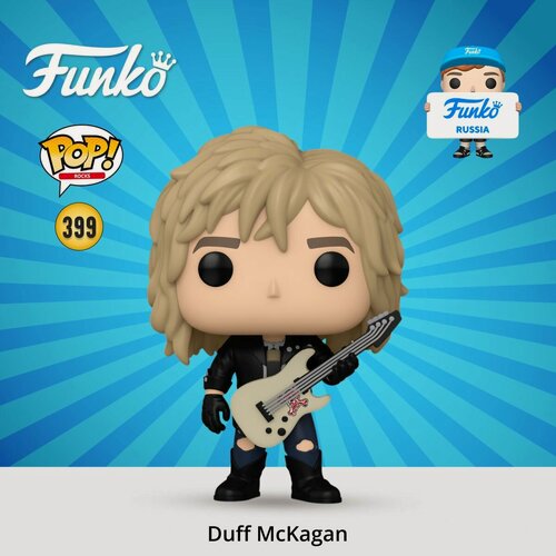 Изображение товара Фигурка Funko POP! Rocks Guns N' Roses Duff McKagan (1980's)/ Фанко ПОП в виде известного музыканта