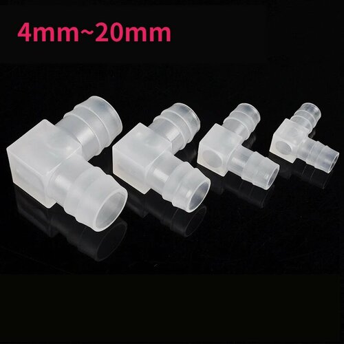 Пластиковый угловой соединитель для шлангов 4-20 мм 10mm -1pcs 64₽